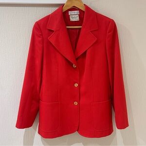 Alexon Olgilvy Vintage Wool Blazer Red